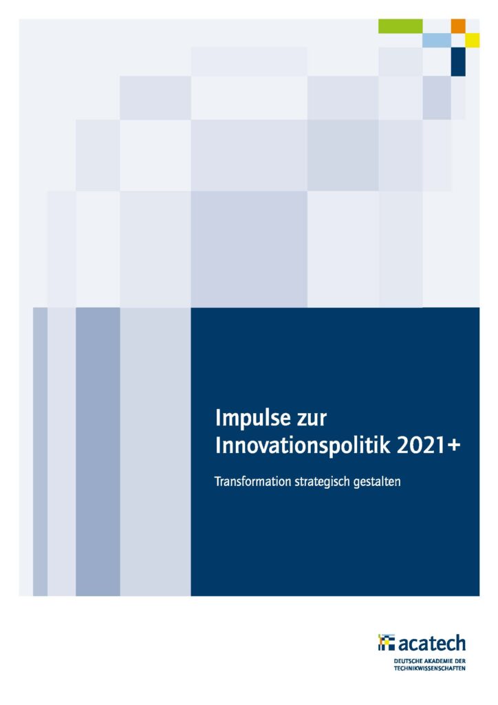 Cover of the Publication Innovation Policy 2021
